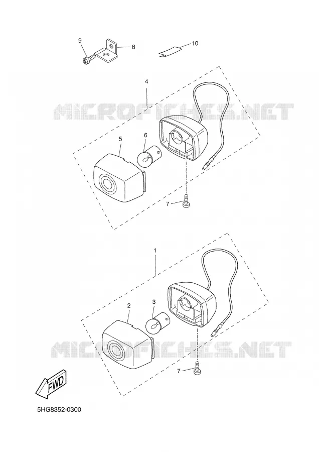 CLIGNOTANT Yamaha SCOOTER 50 2002 BOOSTER  CW50