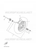 ROUE AVANT pour Yamaha BW'S 2005