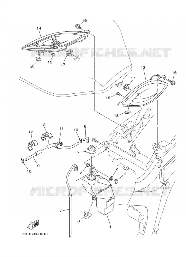 COUVERCLE LATERAL Yamaha MOTO 900 2006 TDM ABS  TDM900A