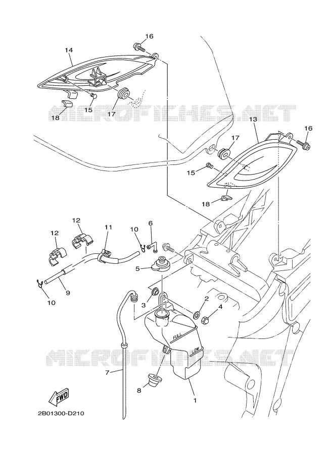 COUVERCLE LATERAL Yamaha MOTO 900 2008 TDM ABS  TDM900A