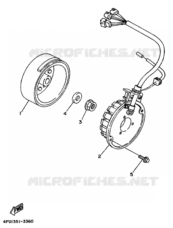 ALLUMAGE - AUTRICHE Yamaha MOTO 125 1994 TDR  TDR125