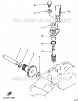 ENGRENAGE DE COMPTE TOURS pour Yamaha TDR 1998