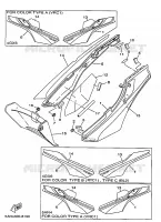 COUVERCLE LATERAL pour Yamaha TDR 1998