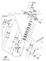 DIRECTION pour Yamaha TDR 1998