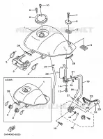 RESERVOIR A ESSENCE pour Yamaha TDR 1998