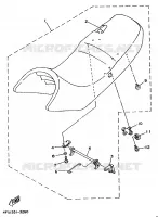 SELLE pour Yamaha TDR 1998