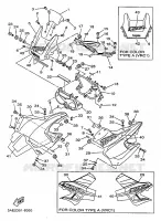 CARENAGES 1  pour Yamaha TDR 1998