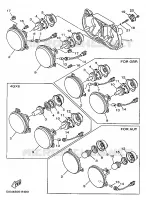 PHARE  pour Yamaha TDR 1998