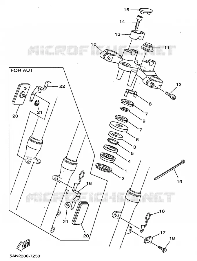 DIRECTION Yamaha MOTO 125 1998 TDR  TDR125