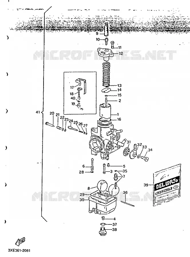 CARBURATEUR Yamaha MOTO 125 1992 TDR  TDR125R