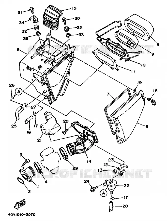 ADMISSION Yamaha MOTO 250 1999 TTR  TT250RL