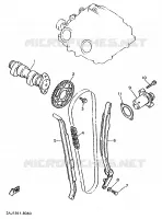 ARBRE A CAMES / CHAINE DE DISTRIBUTION pour Yamaha TTE 1997