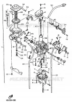 CARBURATEUR pour Yamaha TTE 1997