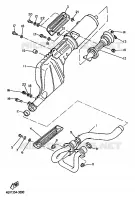 ECHAPPEMENT pour Yamaha TTE 1997