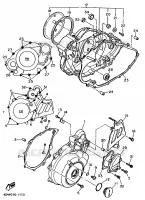 CARTER   MOTEUR 1 pour Yamaha TTE 1997