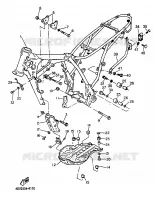 CADRE pour Yamaha TTE 1997