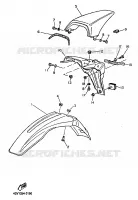 GARDE BOUE pour Yamaha TTE 1997