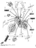 EMBLEME pour Yamaha TTE 1997