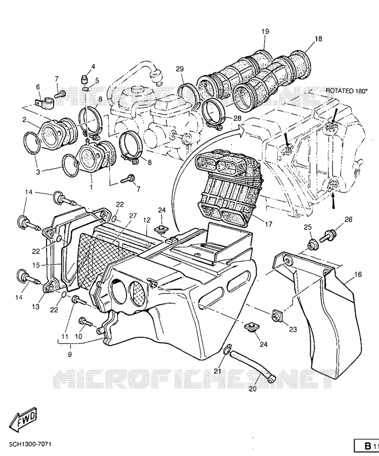 ADMISSION Yamaha MOTO 600 1999 TTR  TT600R