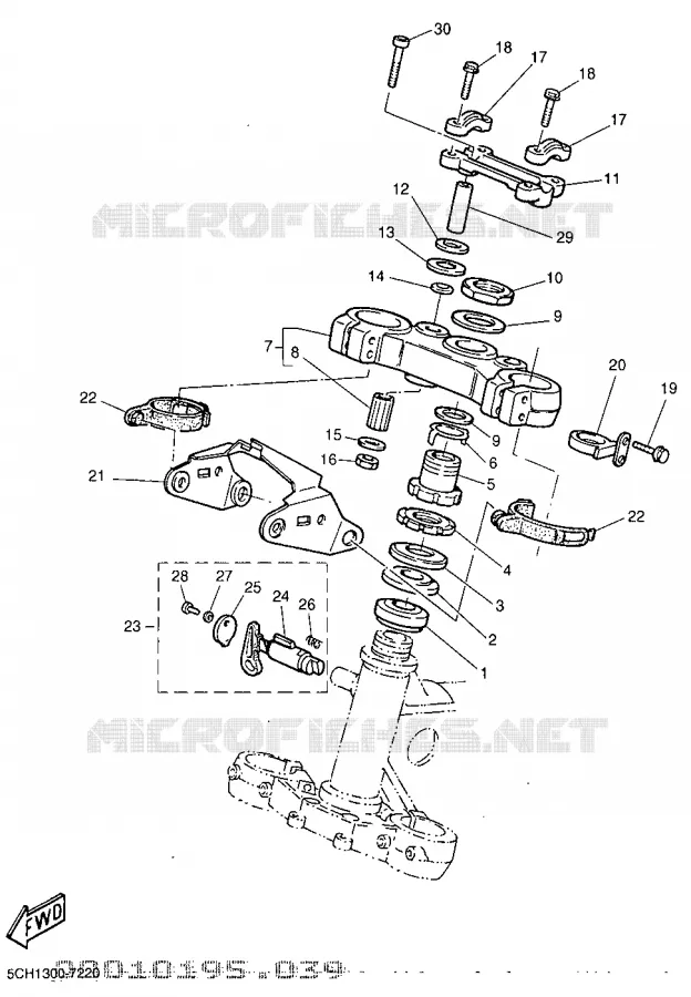 DIRECTION Yamaha MOTO 600 1999 TTR  TT600R