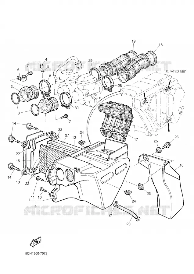 ADMISSION Yamaha MOTO 600 2004 TTRE  TT600RE