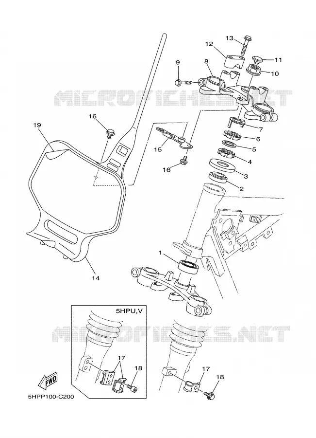 DIRECTION Yamaha MOTO 125 2004 TTR  TTR125