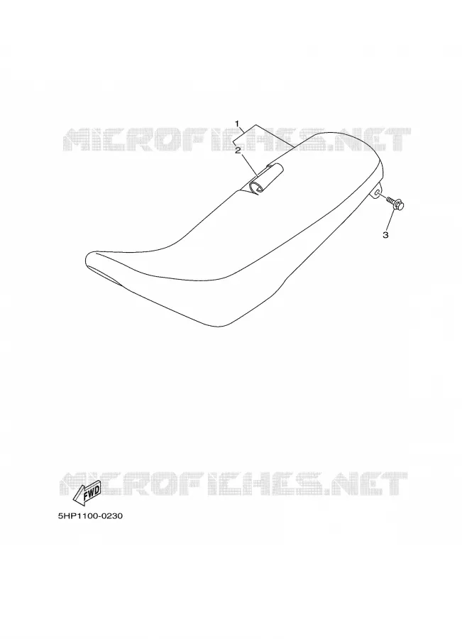 SELLE Yamaha MOTO 125 2005 TTR  TTR125LE