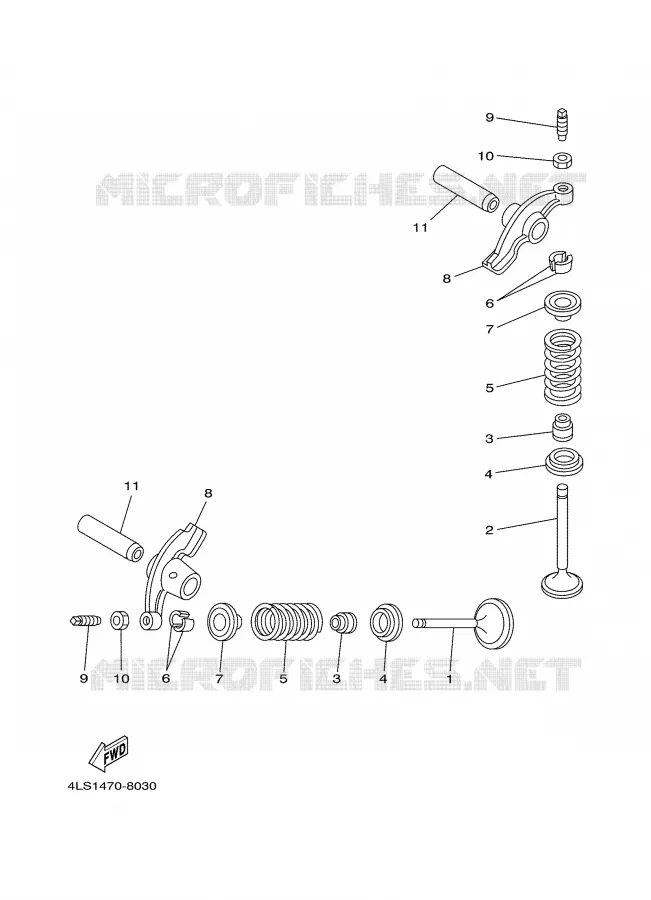 SOUPAPE Yamaha MOTO 125 2007 TTR  TTR125LE