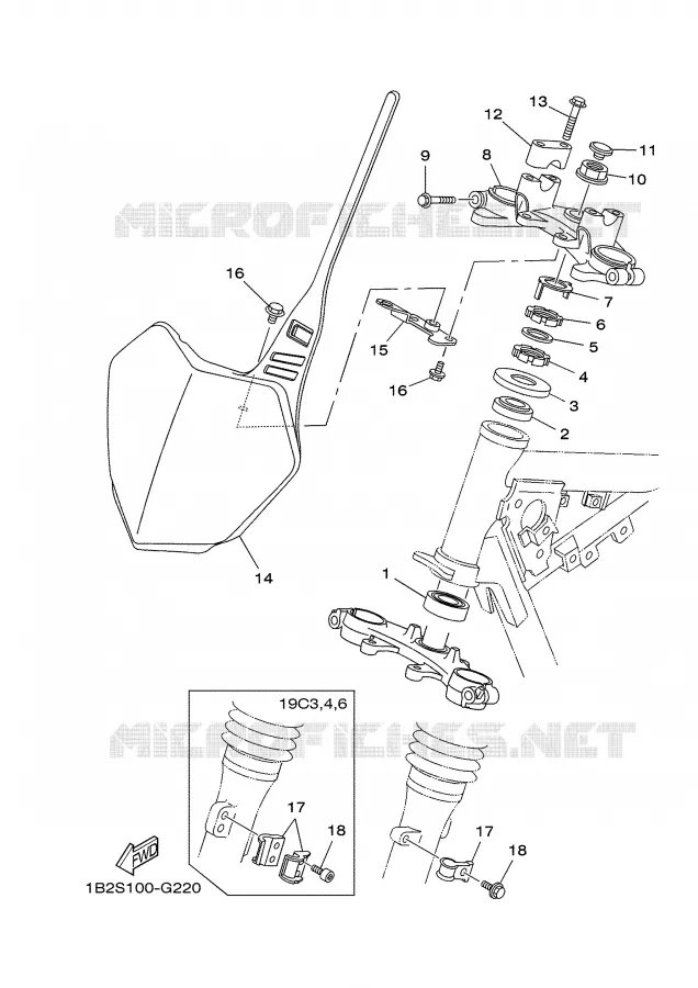 DIRECTION Yamaha MOTO 125 2008 TTR  TTR125LEX
