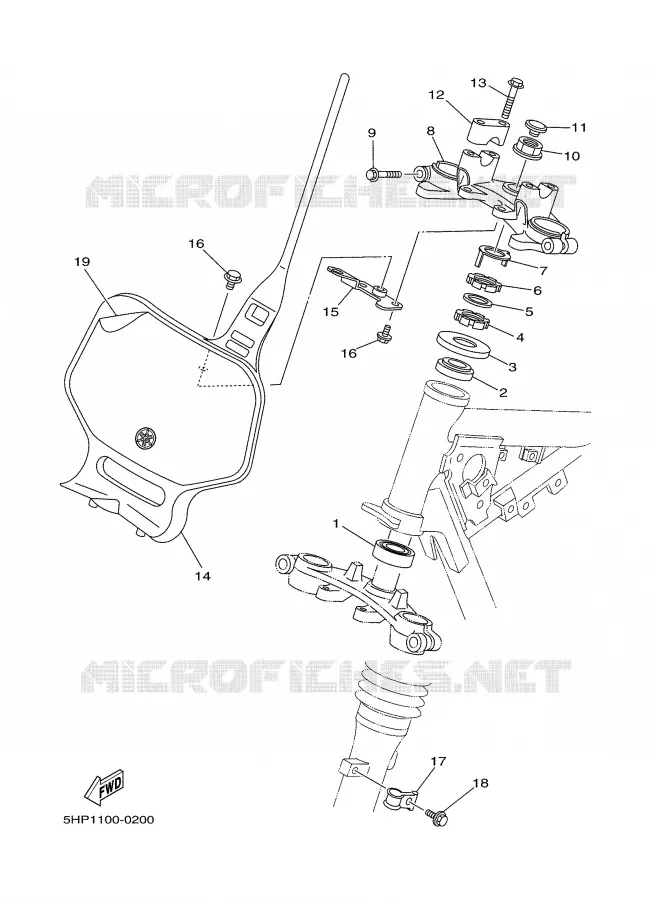 DIRECTION Yamaha MOTO 125 2000 TTR  TTR125M