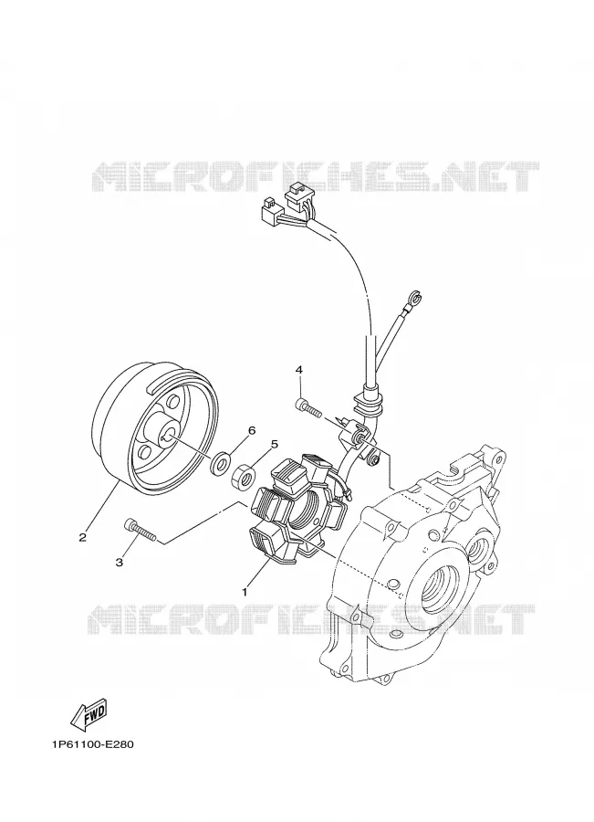 ALLUMAGE Yamaha MOTO 50 2008 TTRE  TTR50E