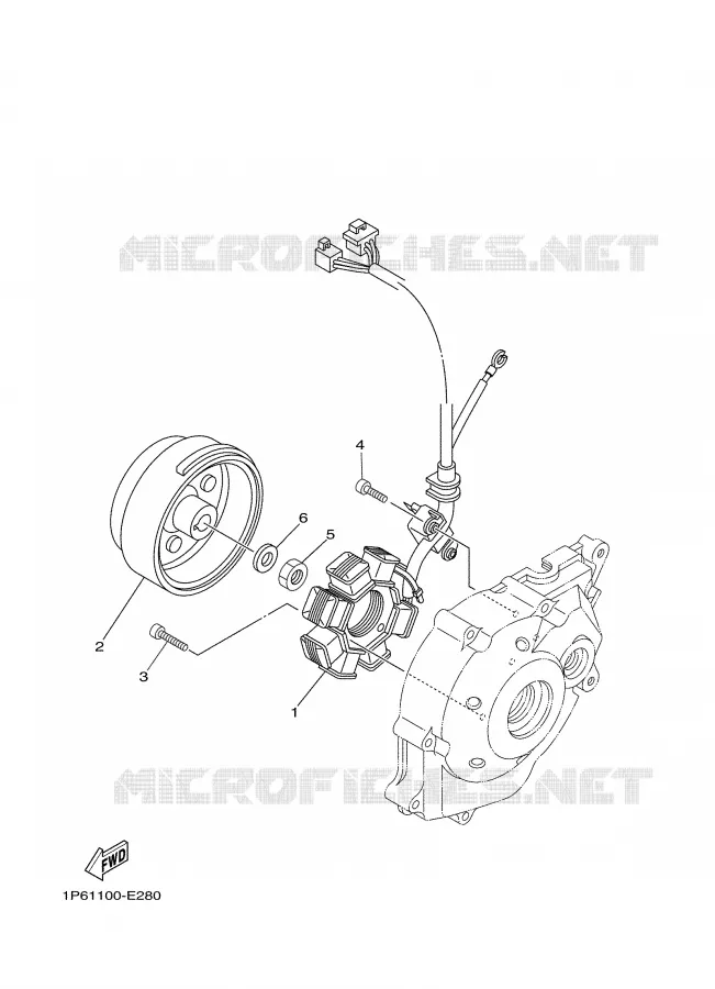 ALLUMAGE Yamaha MOTO 50 2007 TTRE  TTR50EW