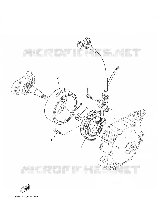 ALLUMAGE Yamaha MOTO 90 2004 TTRE  TTR90ES