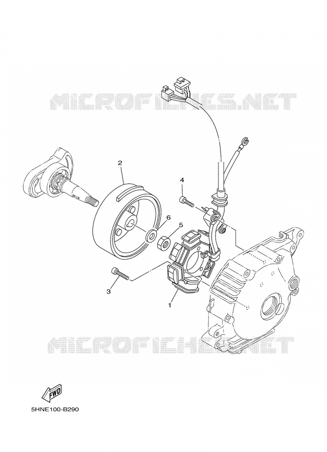 ALLUMAGE Yamaha MOTO 90 2005 TTRE  TTR90ET