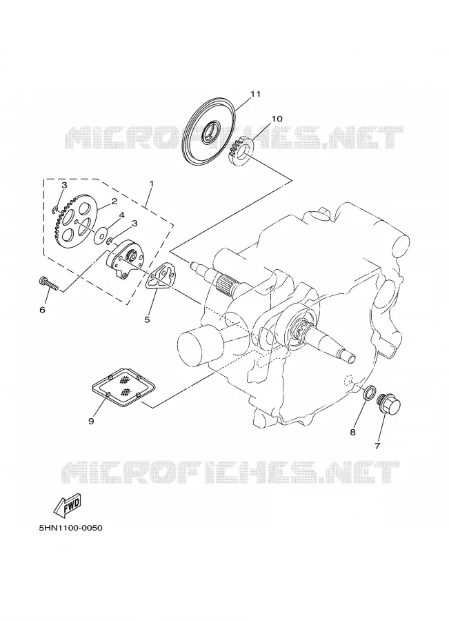 POMPE A HUILE Yamaha MOTO 90 2000 TTR  TTR90M