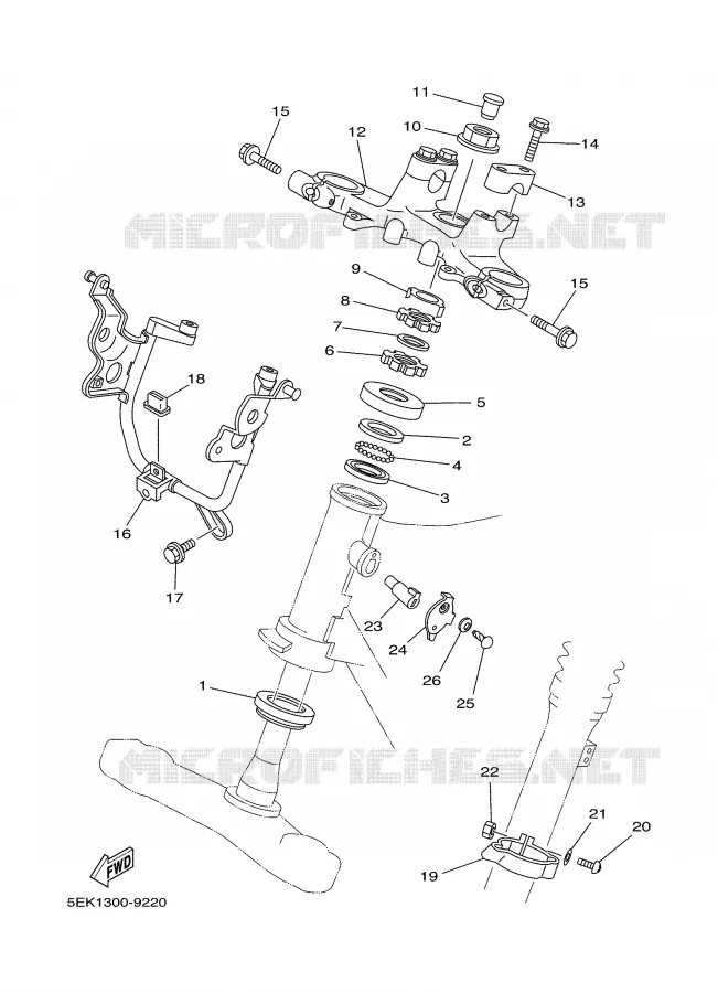 DIRECTION Yamaha MOTO 125 2000 TW  TW125