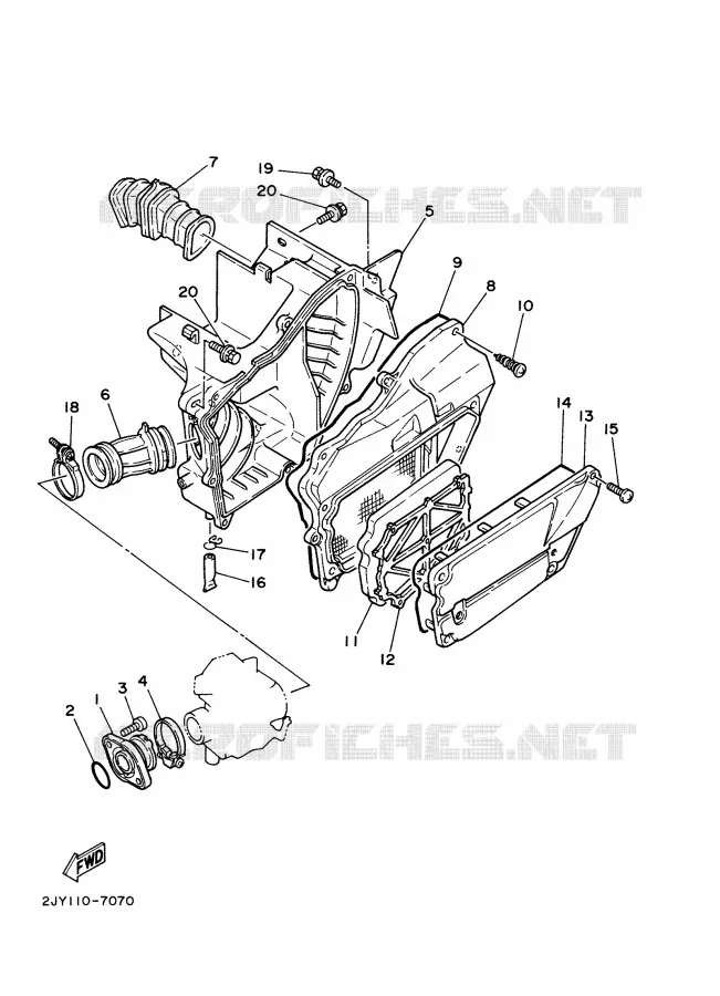 ADMISSION Yamaha MOTO 125 2001 TW  TW125