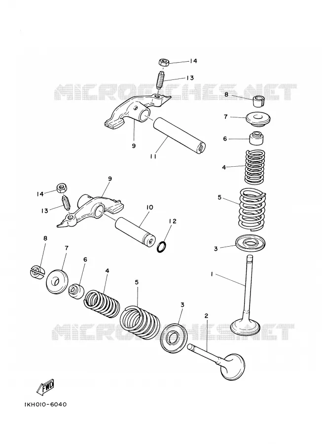 SOUPAPE Yamaha MOTO 125 2004 TW  TW125