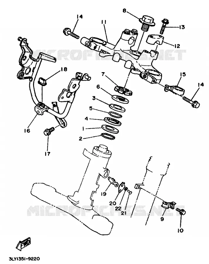 DIRECTION Yamaha MOTO 200 1994 TW  TW200E