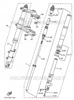 FOURCHE pour Yamaha TZ 1997