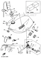 RESERVOIR A ESSENCE pour Yamaha TZ 1997