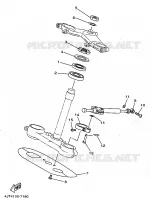 DIRECTION pour Yamaha TZ 1997