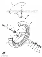 ROUE AVANT pour Yamaha TZ 1997