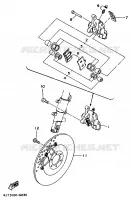 ETRIER DE FREIN AVANT pour Yamaha TZ 1997