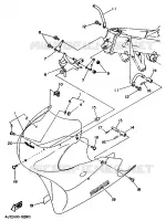 CARENAGES 1  pour Yamaha TZ 1997