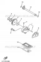 POMPE A HUILE pour Yamaha TZ 1997