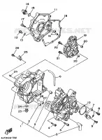 CARTER MOTEUR pour Yamaha TZ 1997