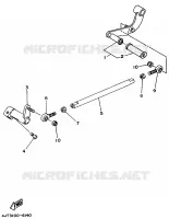 AXE DE SELECTEUR / PEDALE pour Yamaha TZ 1997