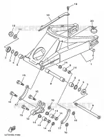 BRAS ARRIERE pour Yamaha TZ 1997