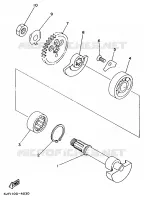 ARBRE INTERMEDIAIRE pour Yamaha TZ 1997